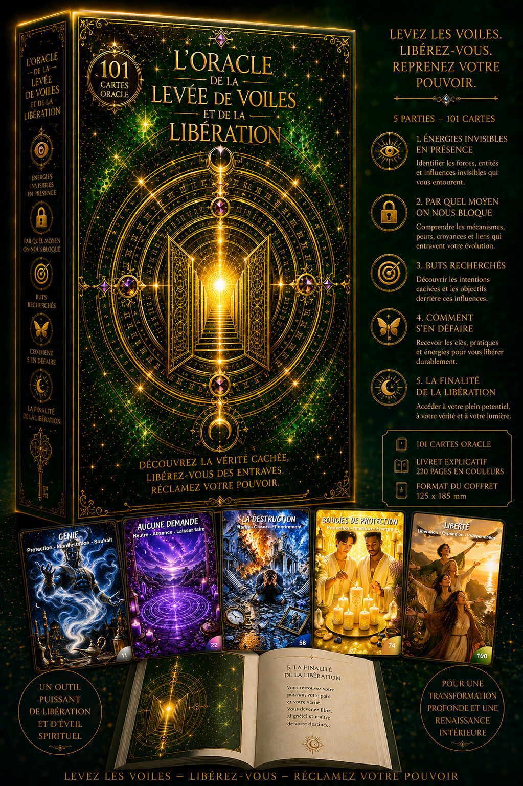 Coffret de L'Oracle de la Levée des Voiles et de la Libération