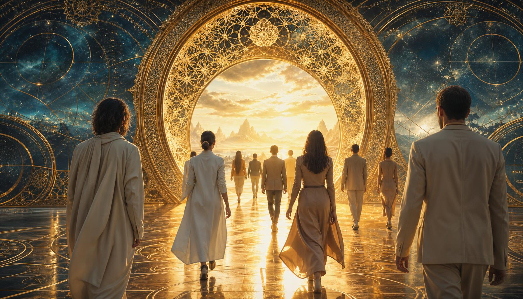Porte de lumière — univers Maison Shamyra